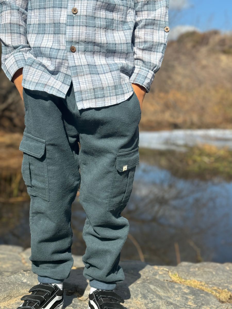 Arnie Cargo Pant | Blue | Me & Henry-4