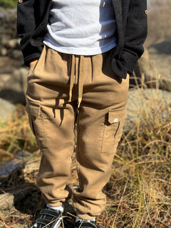 Arnie Cargo Pant | Beige | Me & Henry-3