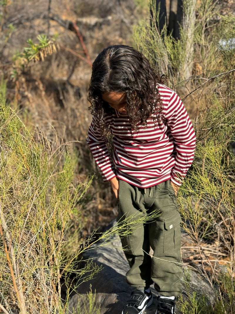 Arnie Cargo Pant | Olive | Me & Henry-4