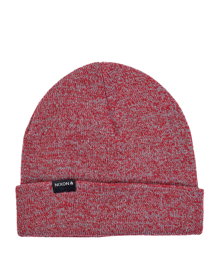 Nixon 'Logan' Beanie - Red Heather-1