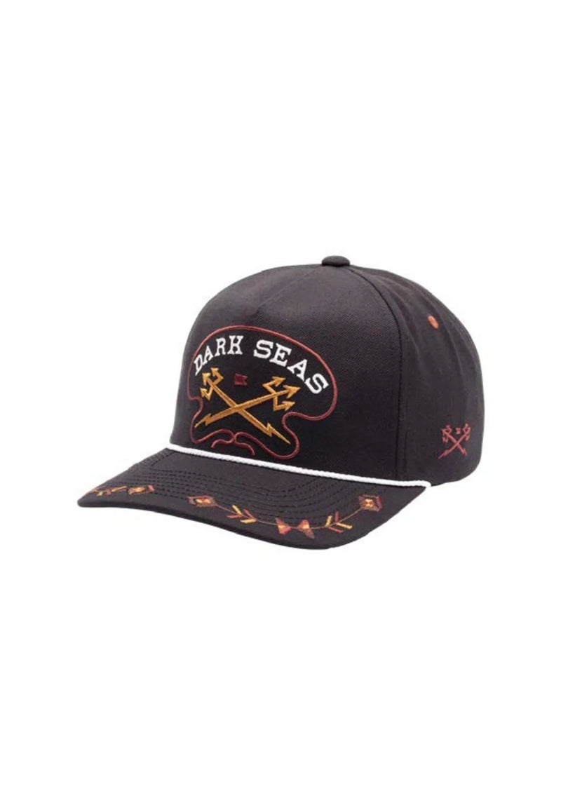Dark Seas 'Bronco' Snapback Cap - Black-1