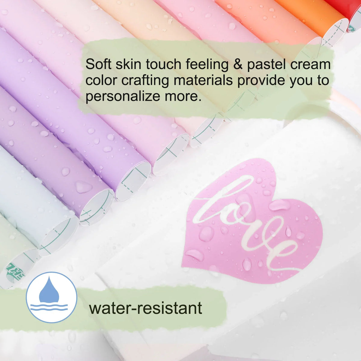 TeckWrap Glossy Adhesive Vinyl - Olive | Ideal for Art Projects, Decals, and More!-3