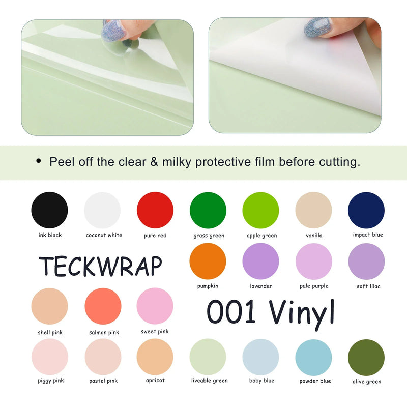 TeckWrap Glossy Adhesive Vinyl - Coconut White | Ideal for Art Projects, Decals, and More!-4