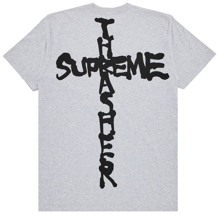 Supreme x Thrasher 'Cross' Tee - Heather Grey-2