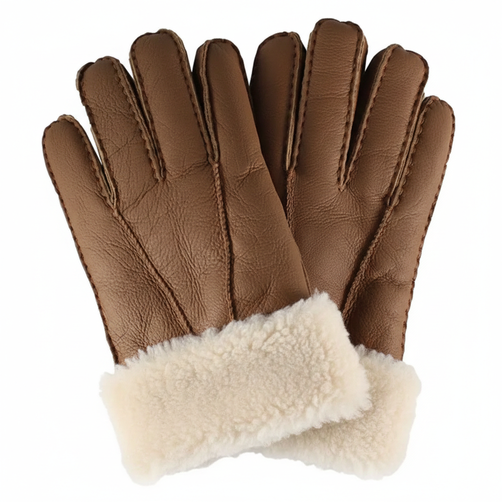 BOL Men's Shearling Leather Gloves-5