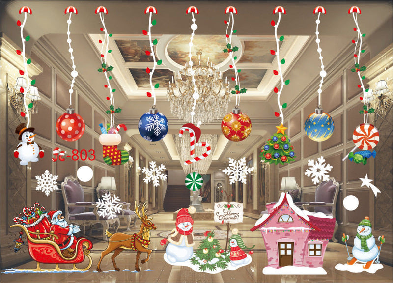 Christmas Window Stickers – Static Cling Holiday Decals, 2 Sheets-2