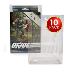 EVORETRO Display Case Protector for GI Joe Classified - No Window box with Hanger pack of 10-1