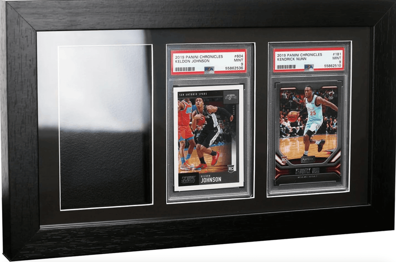 PSA Graded Wooden Frame Display with UV Glass card fit very tight ! LIQUIDATION-4