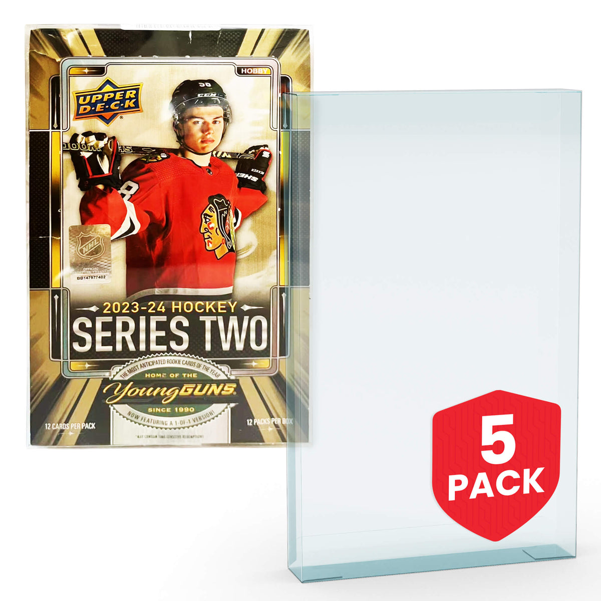 EVORETRO Display Case Protector for Upper Deck Series Two Young Guns Delivery-3