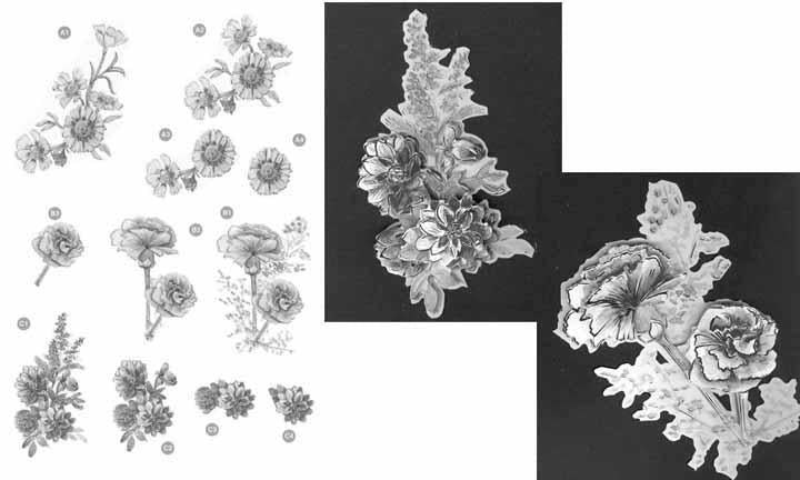Craft UK Floral - Carnations - Silver-1