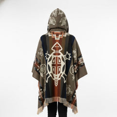 Turtle HandMade Wool Poncho-8
