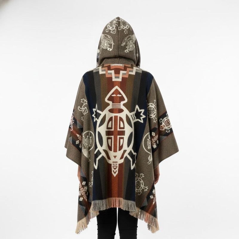 Turtle HandMade Wool Poncho-8