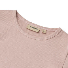 Long Sleeve T-shirt Ida | Rose Powder | Wheat Kids-3