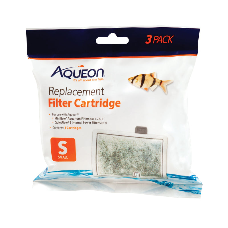 Aqueon Replacement Aquarium Filter Cartridges Small 3pk-1