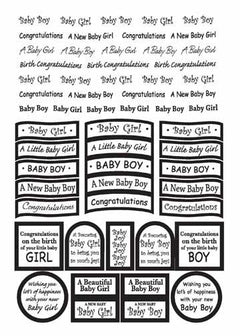 Craft UK Caption - baby gold foil-1
