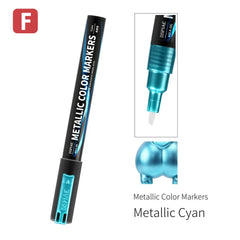 DSPIAE Super Metallic Color Markers - Metallic Cyan-1