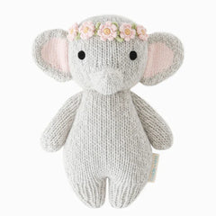 Baby elephant (blush floral) | Cuddle + Kind-1