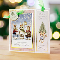 Kanban Crafts Blocs de Papiers de Création Premium 8x8 Festive Furry Fun-4