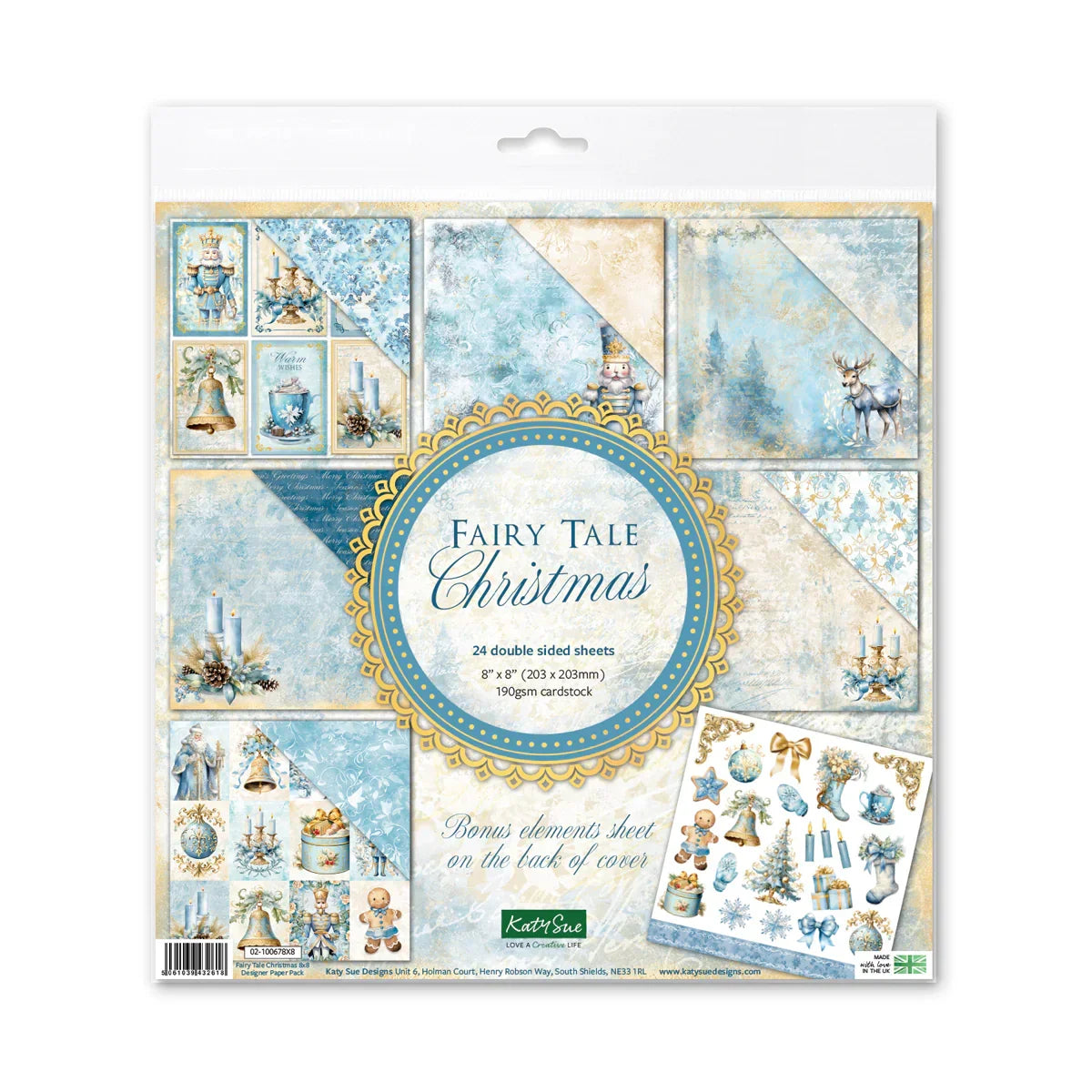 Fairy Tale Christmas 8x8 Designer Premium Paper Pack-1