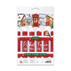 Katy Sue Picket Fence Christmas Scene Stash, 24 feuilles-1