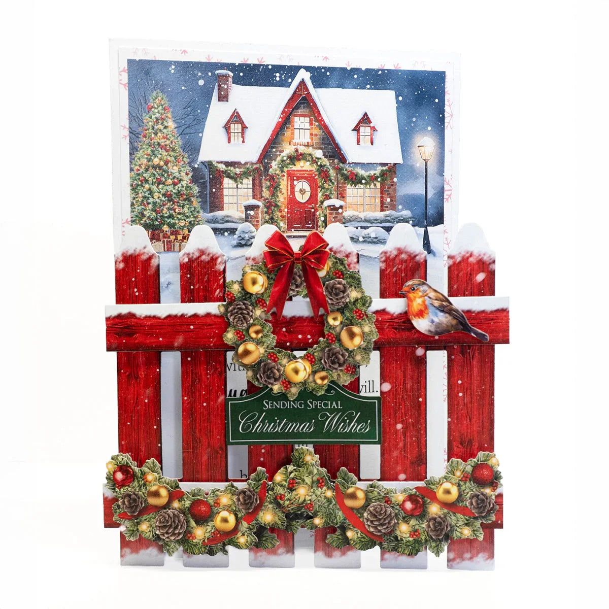 Katy Sue Picket Fence Christmas Scene Stash, 24 feuilles-11