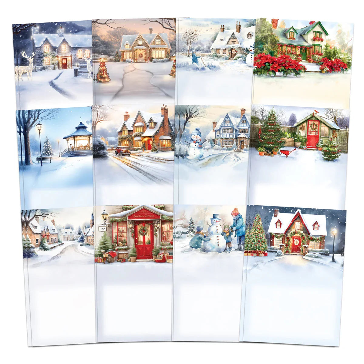 Katy Sue Picket Fence Christmas Scene Stash, 24 feuilles-3