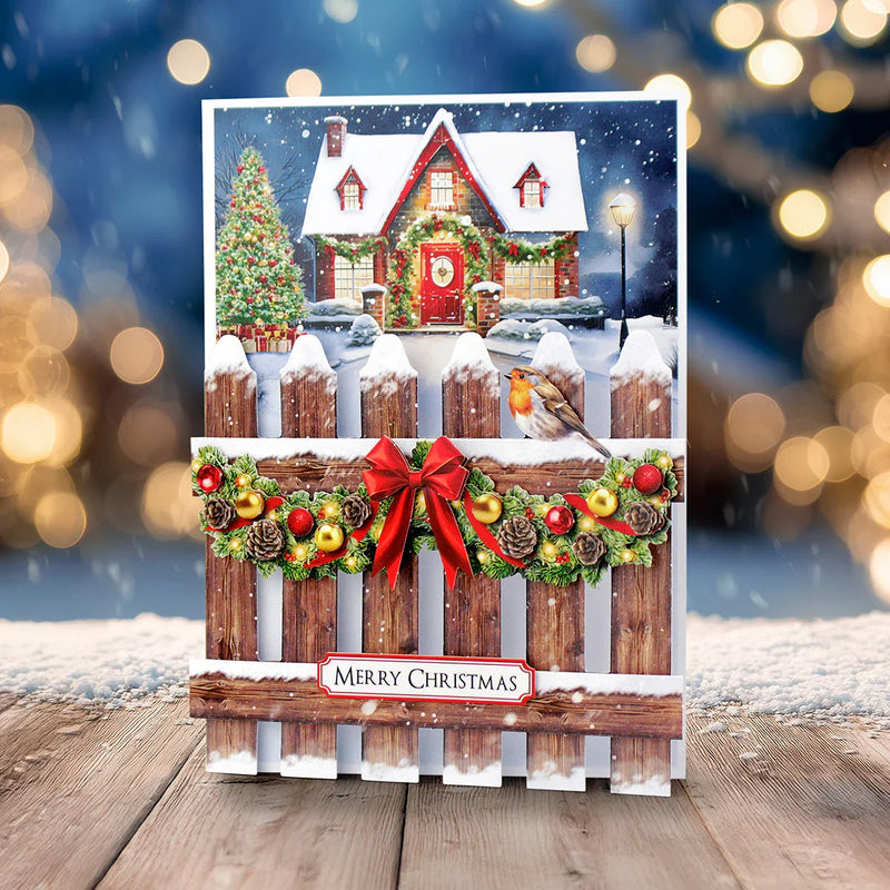 Katy Sue Picket Fence Christmas Scene Stash, 24 feuilles-7