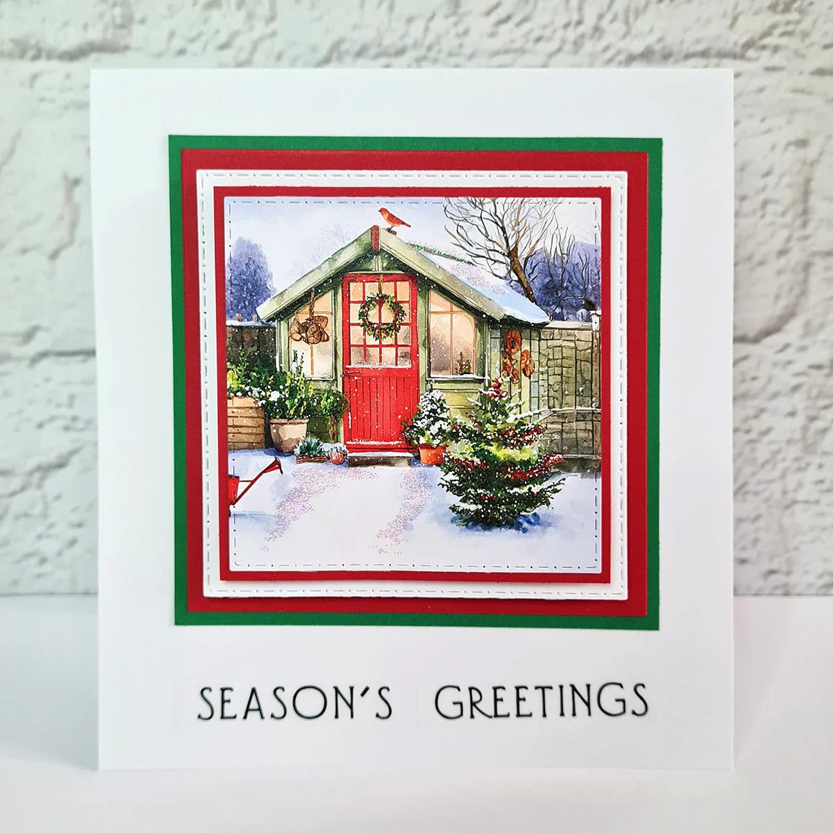 Katy Sue Picket Fence Christmas Scene Stash, 24 feuilles-8