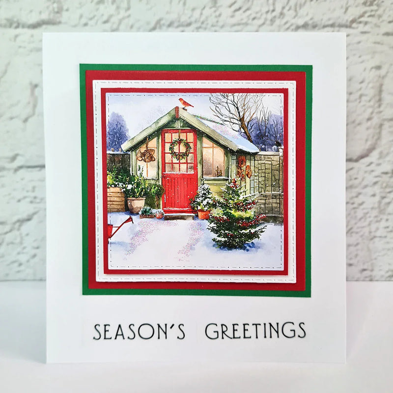 Katy Sue Picket Fence Christmas Scene Stash, 24 feuilles-8