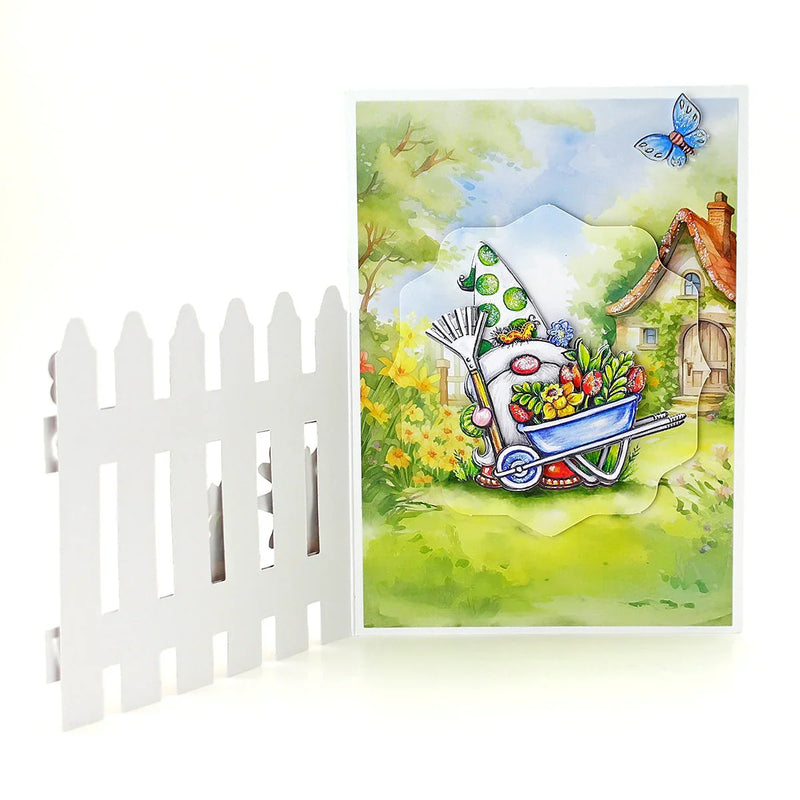 Garden Gnomes Scene Stash 24 sheets-5