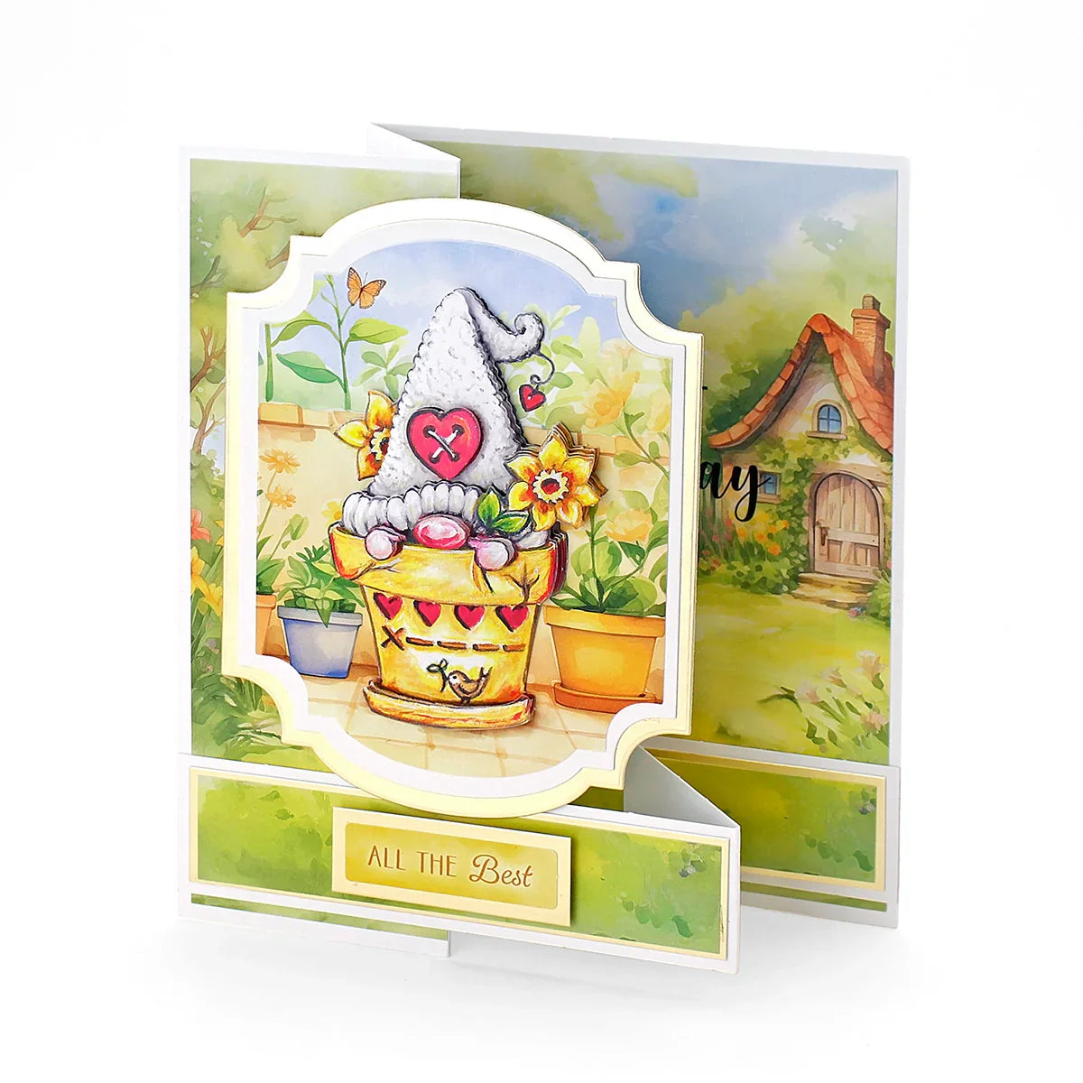 Garden Gnomes Scene Stash 24 sheets-7