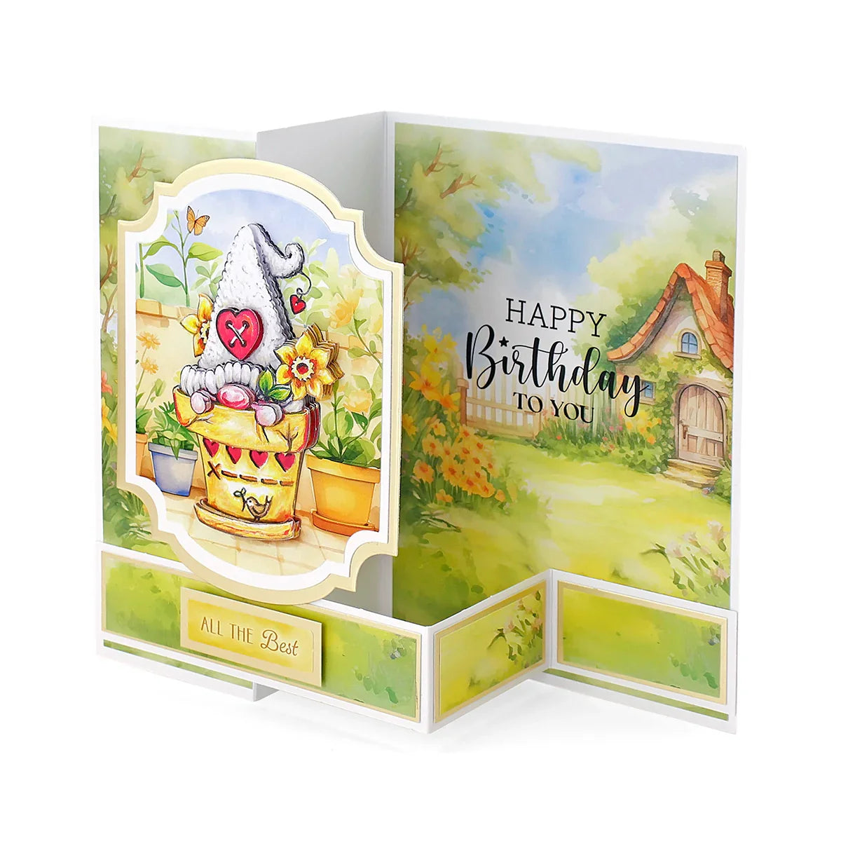 Garden Gnomes Scene Stash 24 sheets-8