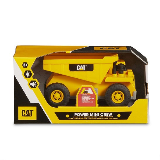 Cat® Power Mini Crew Camión Volquete – Luces y Sonidos Vehículo de Empuje (Escala de 7″) (021664822616)