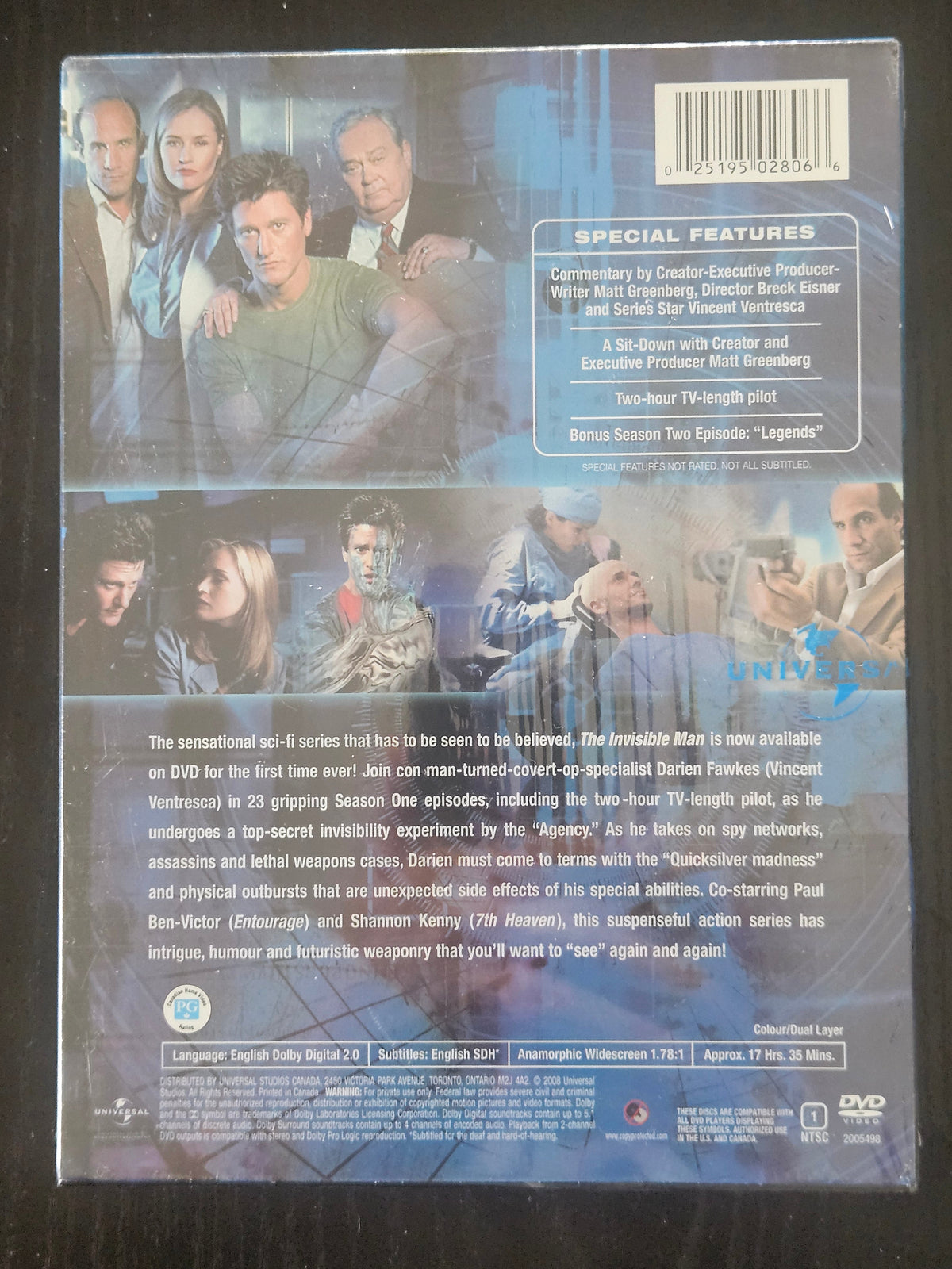 PV - The Invisible Man DVD: Season One (Boxset) (English)(2008)