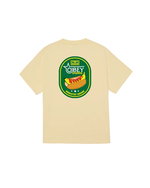 Obey 'Absolutely Absurd' Tee - Pale Yellow-1