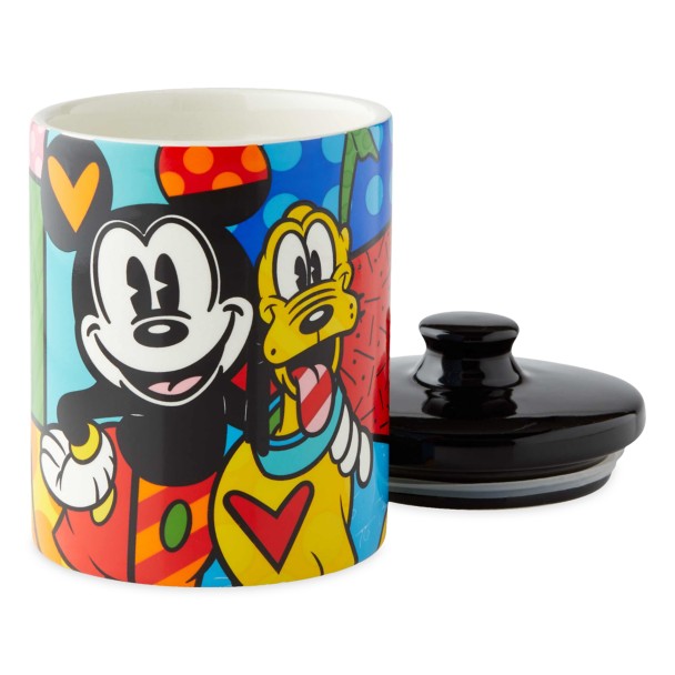 Disney Britto – Mickey & Pluto Canister / Cookie Jar Designed by Romero Britto (UPC: 028399139965)