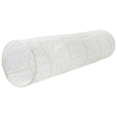 3 Sprouts - Play Tunnel with Eco-Friendly Recycled Fabric: Blueberry Ivory - Ages 3+-1