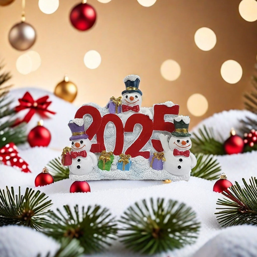 Snowman Resin Ornaments-2