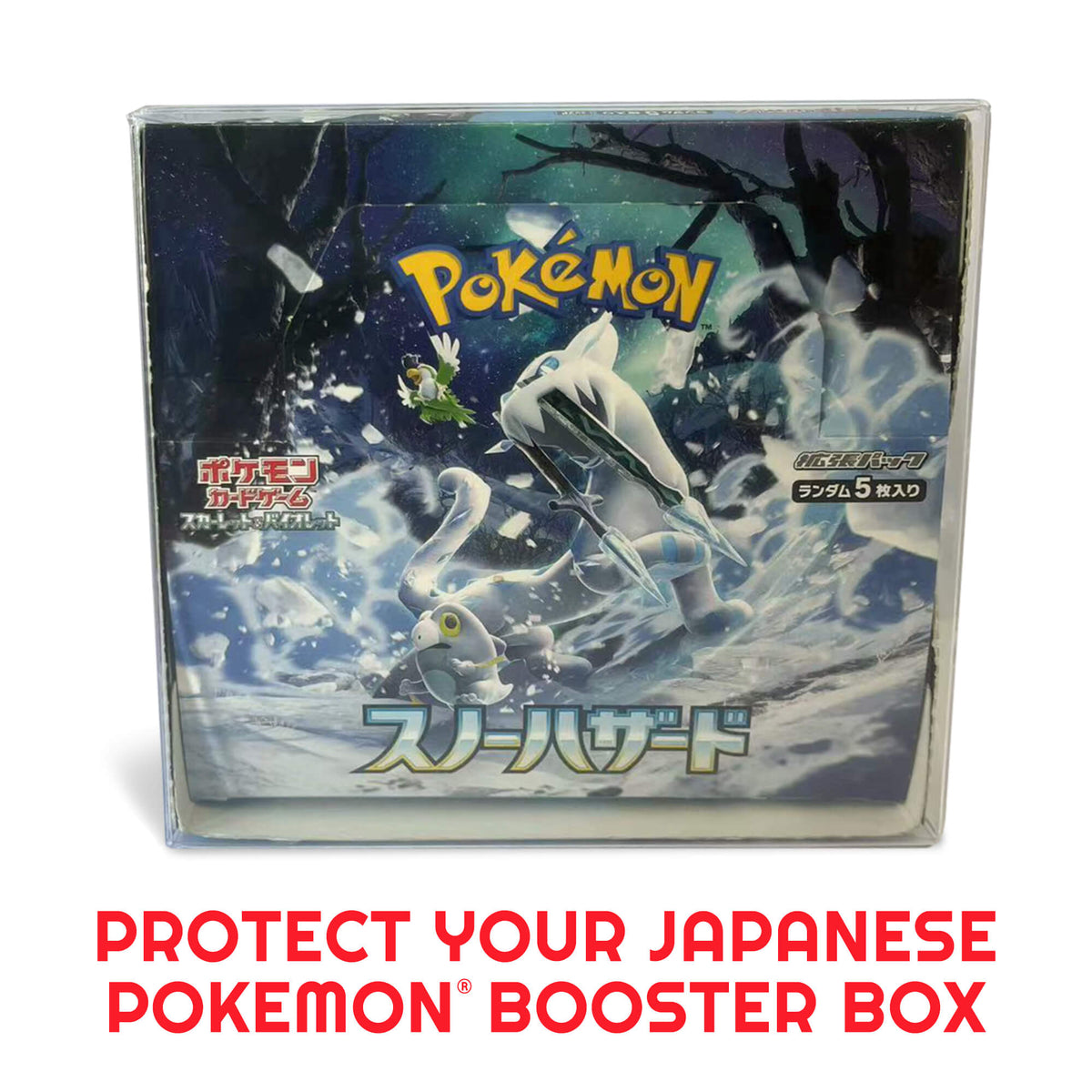 Protector for Japanese Booster Pokemon Box-11