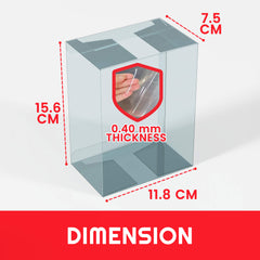 EVORETRO Display Case Protector for Pokemon Medium tin 11.7x7.5x15.4 PET Pack of 5-3