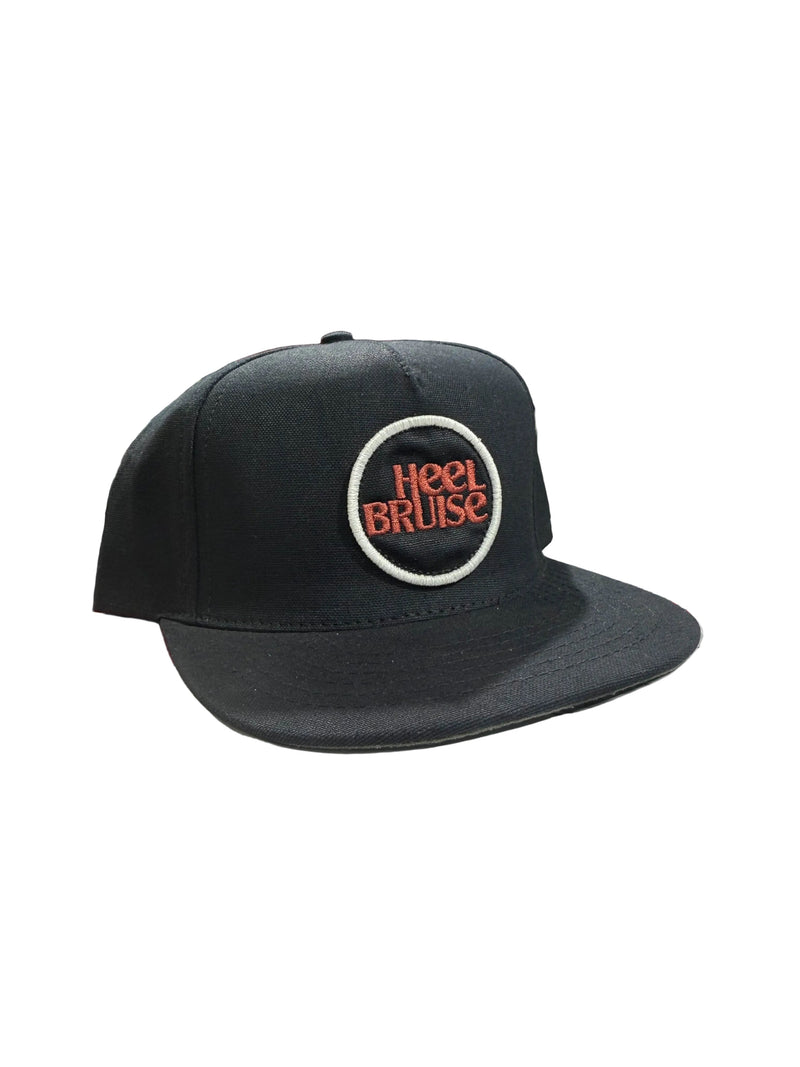Heel Bruise 'Logo' Snapback Cap - Black/Red-1