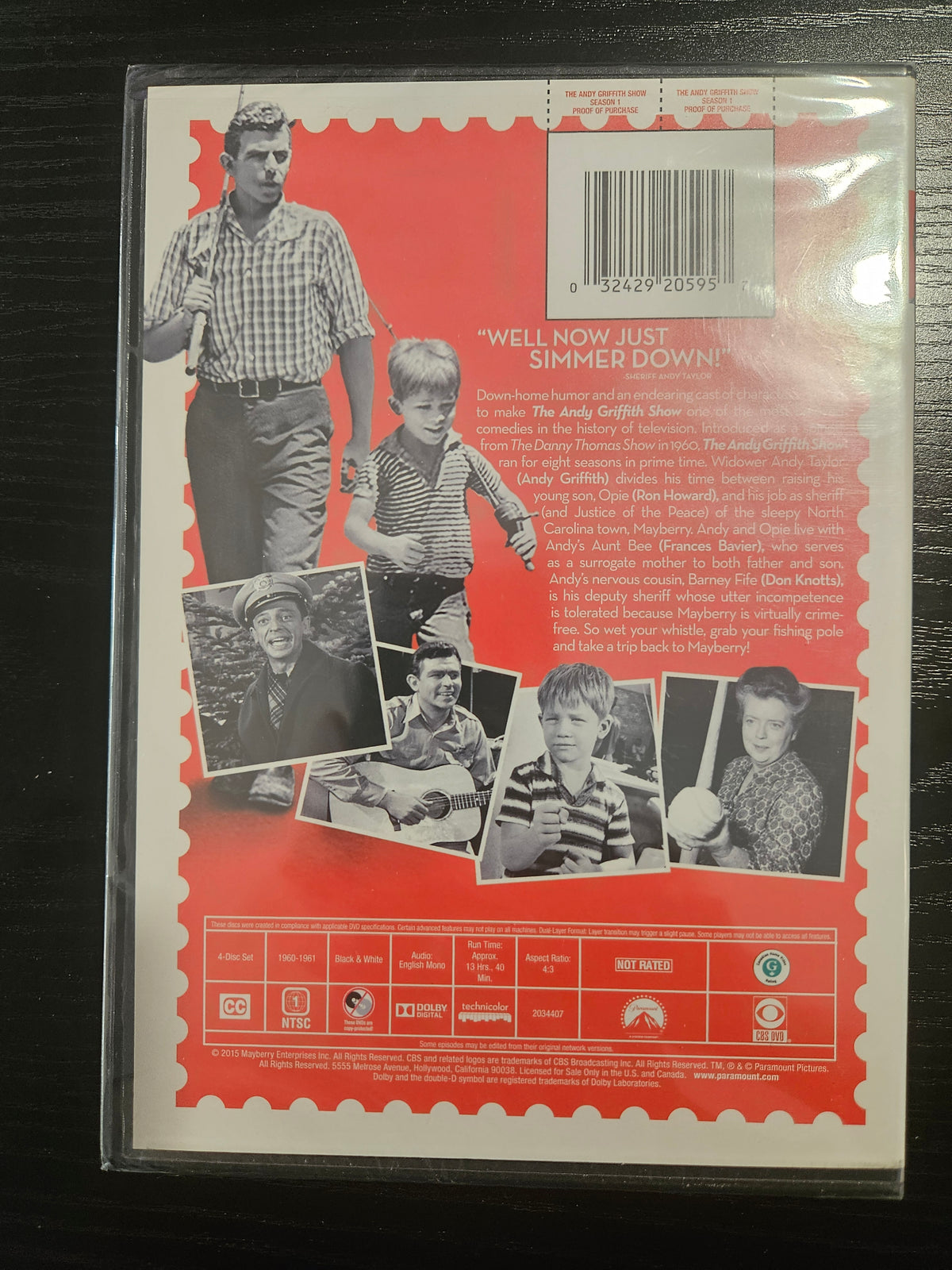 The Andy Griffith Show - Season 1 (DVD) (English) (2015)