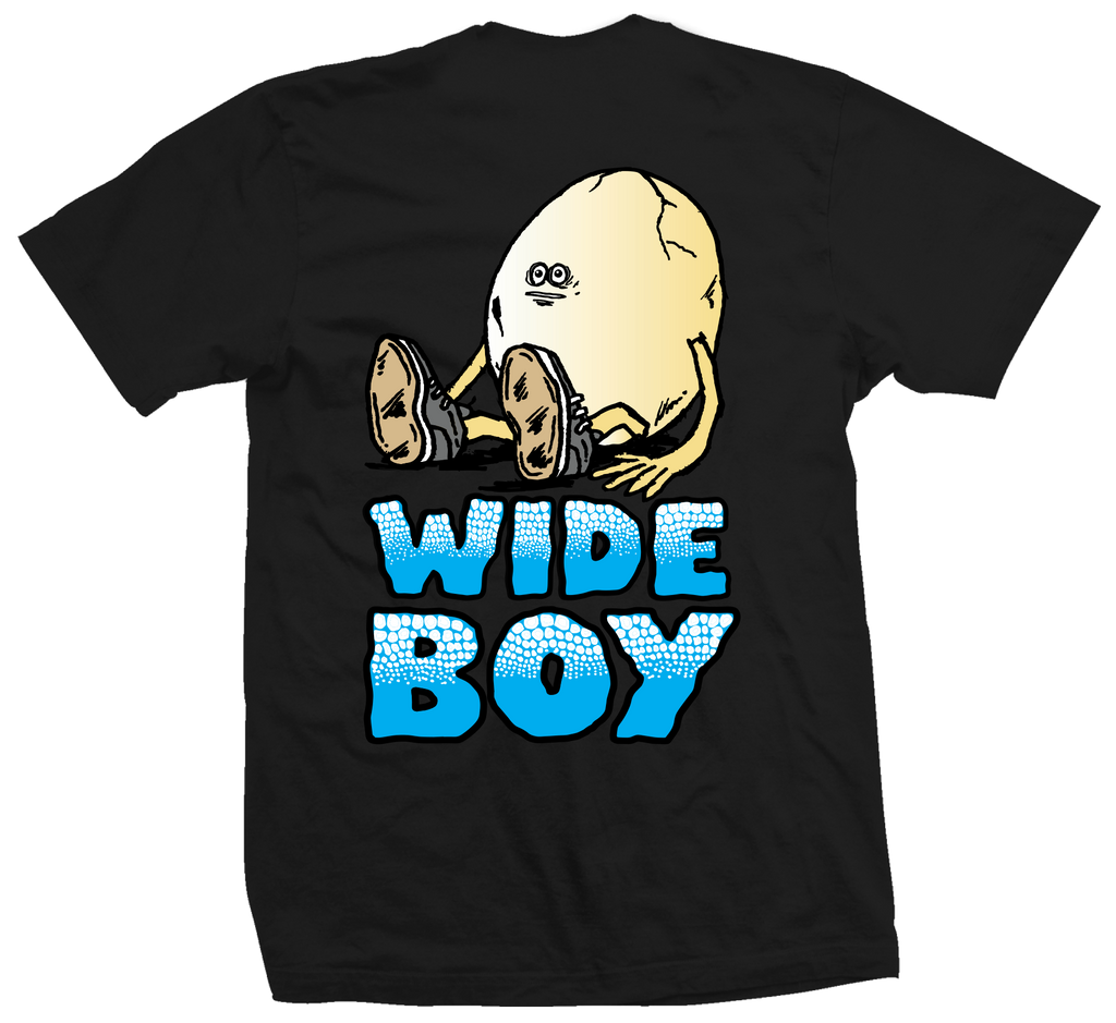 Heroin Skateboards 'Wide Boy' Tee - Black-2