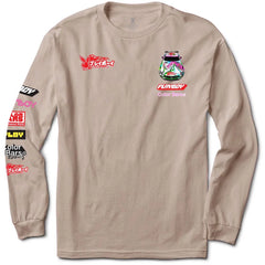 Color Bars x Playboy 'Livery' L/S Tee - Cream-1