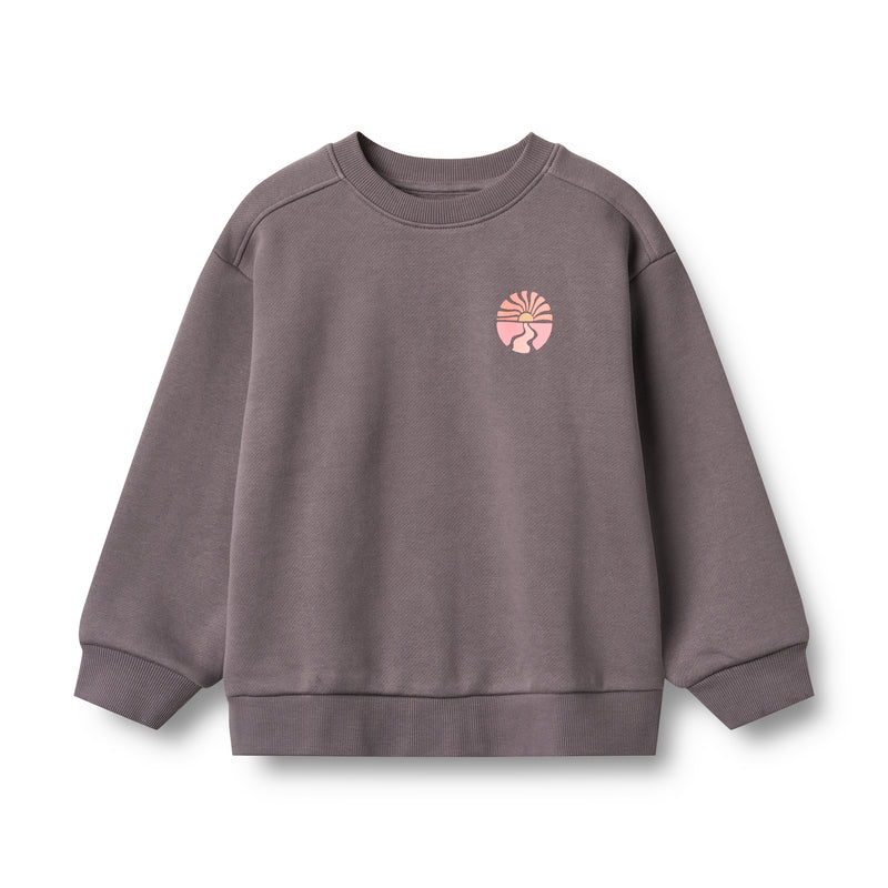 Sweatshirt Ellis | Purple Stone | Wheat Kids-1