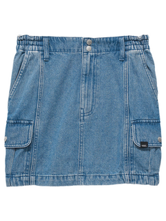Vans 'Sidewalk' Denim Skirt - Blue (Women's)-1