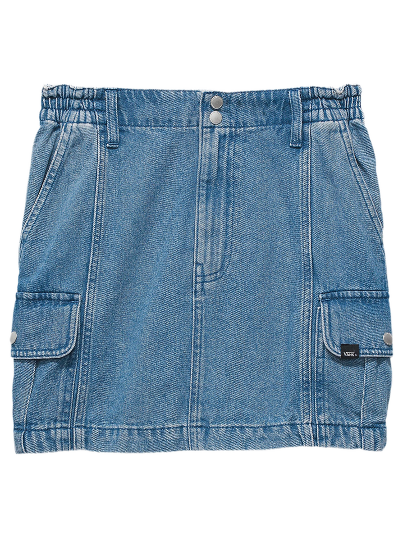 Vans 'Sidewalk' Denim Skirt - Blue (Women's)-1