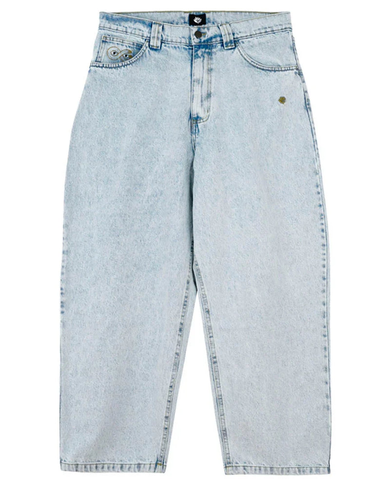 Magenta 'OG' Baggy Jeans - Ultrawashed-1