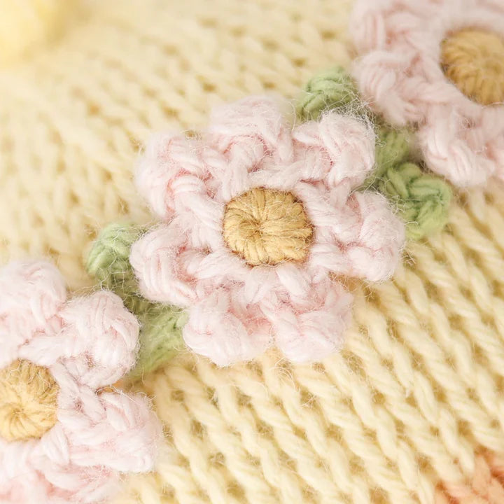Baby duckling (blush floral) | Cuddle + Kind-3