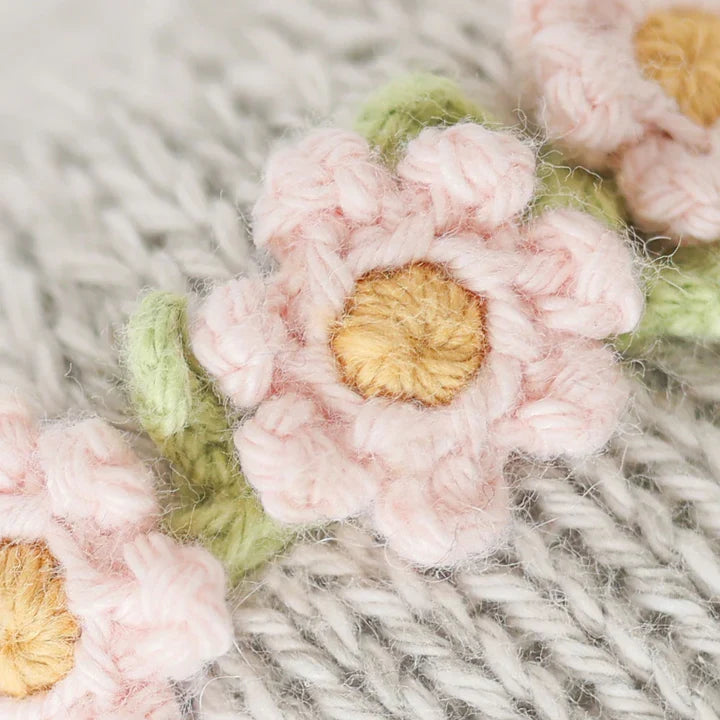 Baby elephant (blush floral) | Cuddle + Kind-3
